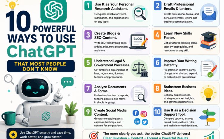  10 powerful ways to use ChatGPT that most people don’t know.